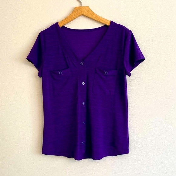 $5 sale - Purple top size S - Picture 1 of 4